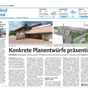 neues Parkhaus in Mühlbach mit 225 Stellplätzen